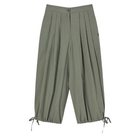 W BALLOON FIT CROPPED PANTS [2 COLOR]