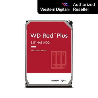 DSTCNC 웨스턴디지탈 공식인증점 WD RED PLUS 3.5인치 4TB HDD 나스용 하드디스크 WD40EFPX