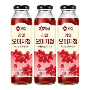 [G] 백설 리얼 오미자청310ml X 3개