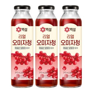  [G] 백설 리얼 오미자청310ml X 3개