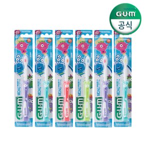 GUM 검 치과 어린이 유아 부드러운칫솔 (3~6세) 901 1개입