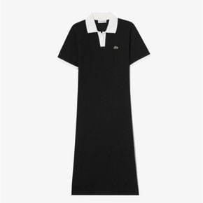 [시흥점] 슬림핏 롱기장 피케 폴로드레스 EF500E-55G