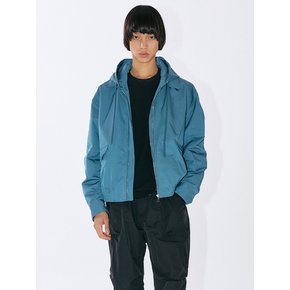 Detachable Hood Collar MA-1 Jumper - Peacock