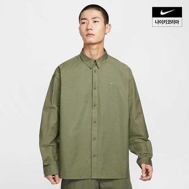 나이키 맨즈 나이키 클럽 오버 긴팔 옥스퍼드 셔츠 HM9591-222
