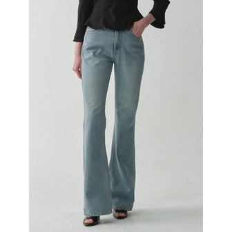 플로움 Heart Pocket Denim Pants-Boots Cut