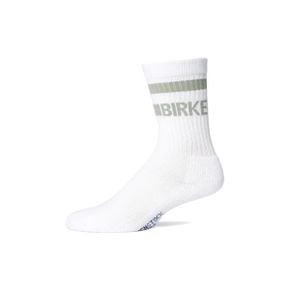 우먼 코튼 Crew 스트라이프 Socks - 화이트 Pure 세이지 246969