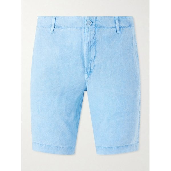 빌보콰 스트레이트 레그 가먼트 다이드 리넨 쇼츠 46376663163072941