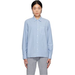 오피시네 제네랄레 블루 알렉스 셔츠 S24MSHI002PRE CHAMBRAY BLUE