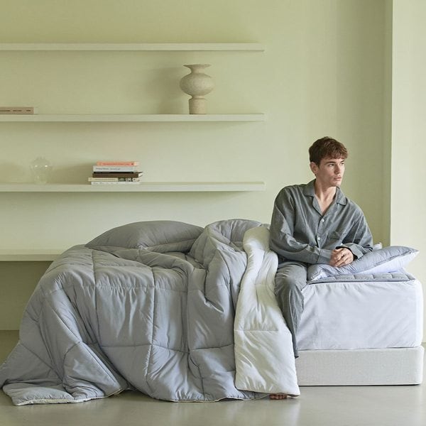 홈랩 기절베딩 알러지케어 온기 사계절 차렵이불 베개커버 패드 풀세트 SS