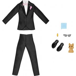 바비 패션 켄 인형 의류, 턱시도를 입은 신랑, 강아지 앤 액세서리