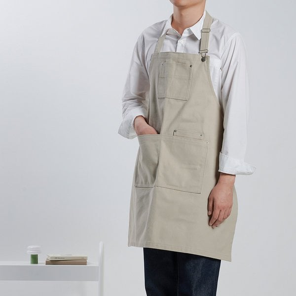 워크웨어 코튼 앞치마_80_베이지 J615902001711