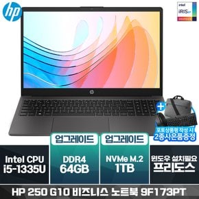 250 G10 9F173PT i5-1335U (8GB/ 512G/ 프리도스) [64GB RAM 구성(32GB*2)+1TB (SSD)교체]