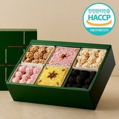 [웰굿]HACCP 강릉 명품 수제전통한과 녹향 선물세트(920g)(+선물박스,보자기포장)