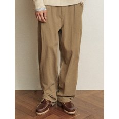 BUTTON TUCK PANTS [KHAKI]