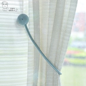 마그네틱 커튼볼 타이백 자석 커텐고리 로프