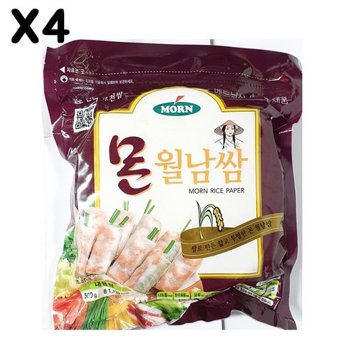 FK 원형 월남쌈 몬 16cmx500g X4