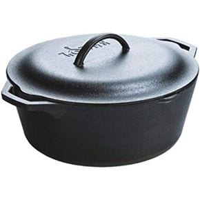 영국 롯지 무쇠냄비 Lodge 6.62 Litre / 7 Quart Pre-Seasoned Cast Iron Dutch Oven Inoxidable