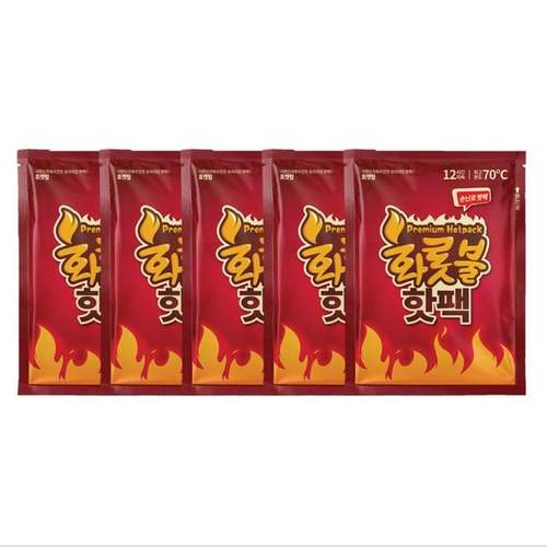 올덴 프리미엄 화롯불 손난로 핫팩 80g 5개