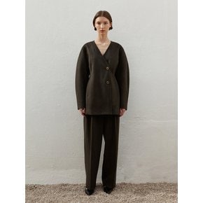 TOW CASHMERE BLENDED BARREL LEG TROUSER_2 COLOR