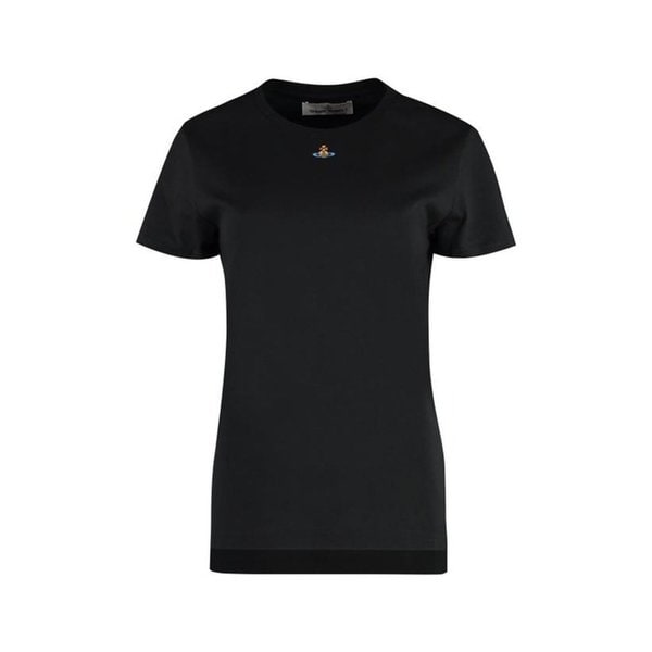 26SS 비비안웨스트우드 PERU 페루 ORB 반팔 티셔츠 3G010017 J001M N401 BLACK DOM