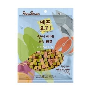 펫츠루트 셰프요리 연어 야채 400g