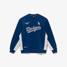 [공용]MLB LA 다저스 컬러 블록 맨투맨 블루 쿼츠(14397975)_s