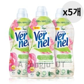 버넬 고농축 섬유유연제 그린피오니화이트 1.8L 15개