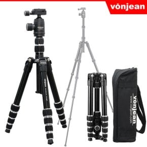 VT-385T 트레블러 카메라 삼각대 + VD-284M 볼헤드 SET (DSLR 미러리스 비디오 여행 캠핑 촬영)