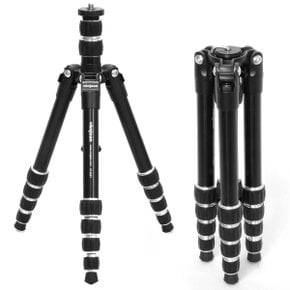 VT-385T 트레블러 카메라 삼각대 + VD-284M 볼헤드 SET (DSLR 미러리스 비디오 여행 캠핑 촬영)