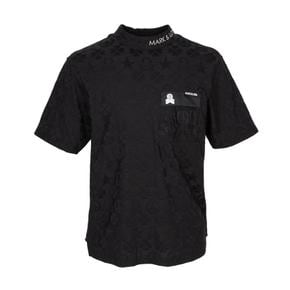 골프웨어 남성 모크넥 반팔티셔츠 MLM 6A AA09 BLACK