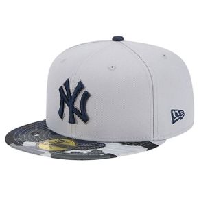 [해외] 1048360 뉴에라 모자 MLB [뉴욕 양키스] Active Team Camo 59FIFTY Fitted Hat - Gray