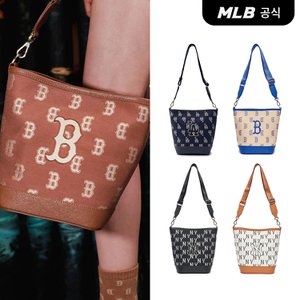 MLB [코리아공식]빅 클래식 모노그램 자카드 뉴 버킷백 (3COLOR)