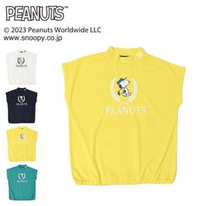 3129576 7819 DELSOLxPEANUTS 스누피 콜라보 옷자락 브라우징 목 셔츠 여성  CA3234076