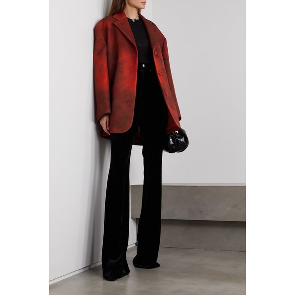 Printed Twill Blazer 레드 1647597285299734