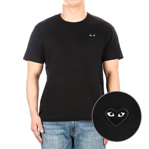 23SS (P1T064 BLACK) 남성 블랙하트 반팔 티셔츠