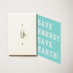 /코이핀즈 Save energy save earth 스위치스티커