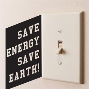 아트박스/코이핀즈 Save energy save earth 스위치스티커