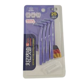 치간칫솔 L타입 2S 0.8mm 4개입