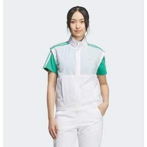 26SS 여성 조끼 3-스트라이프 우븐 베스트 KD7203
