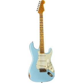 영국 펜더 일렉기타 Fender Limited Edition 62 Stratocaster Relic MN Faded Aged Daphne Blue