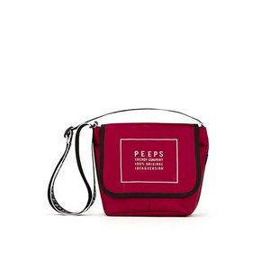 reflect light mini cross bag(burgundy)