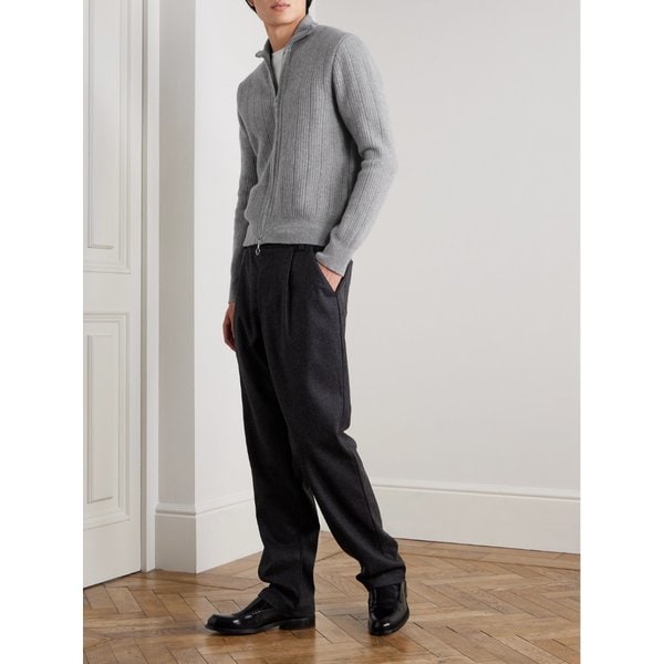 킬브리지 리브 울 집업 가디건 46376663162942732