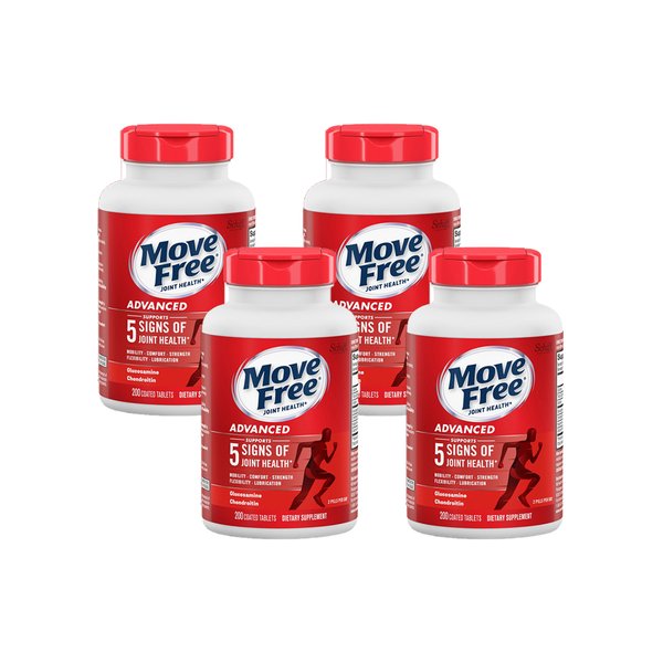 Move Free 무브 프리 조인트 글루코사민 콘드로이틴 200정 Joint Health X 4개