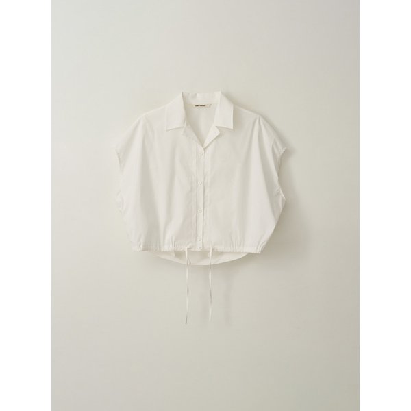 BALLOON CROPPED SHIRT IVORY MBESTO001IV
