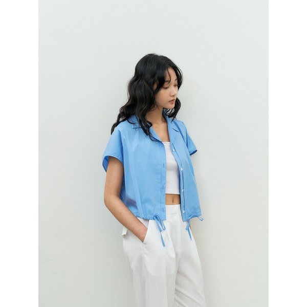 BALLOON CROPPED SHIRT IVORY MBESTO001IV