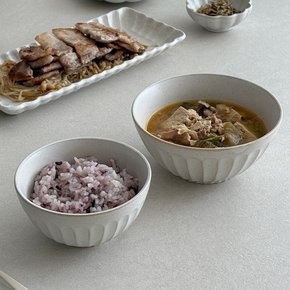 라플레르 1인 밥공기 국그릇 세트