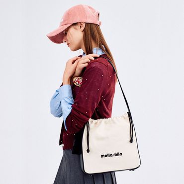 멜라밀라 스트링 미들 숄더백 (2colors) M2401