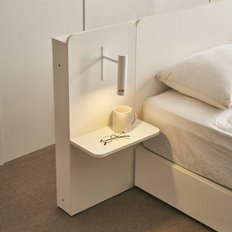 플랫온 호텔형 침대 LED 사이드 패널