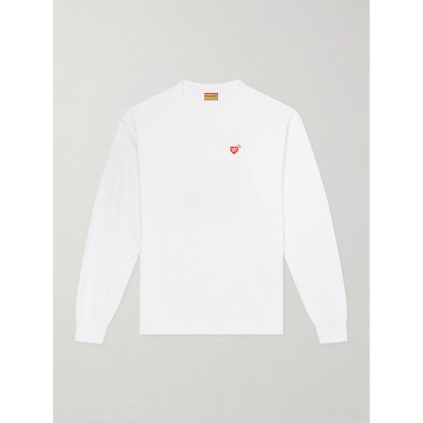 로고 아플리케 코튼 저지 티셔츠 46376663163003549