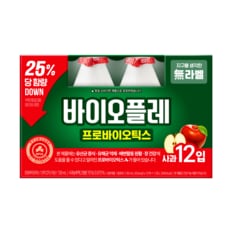  빙그레 요플레 바이오플레 사과(130ml x 12개)